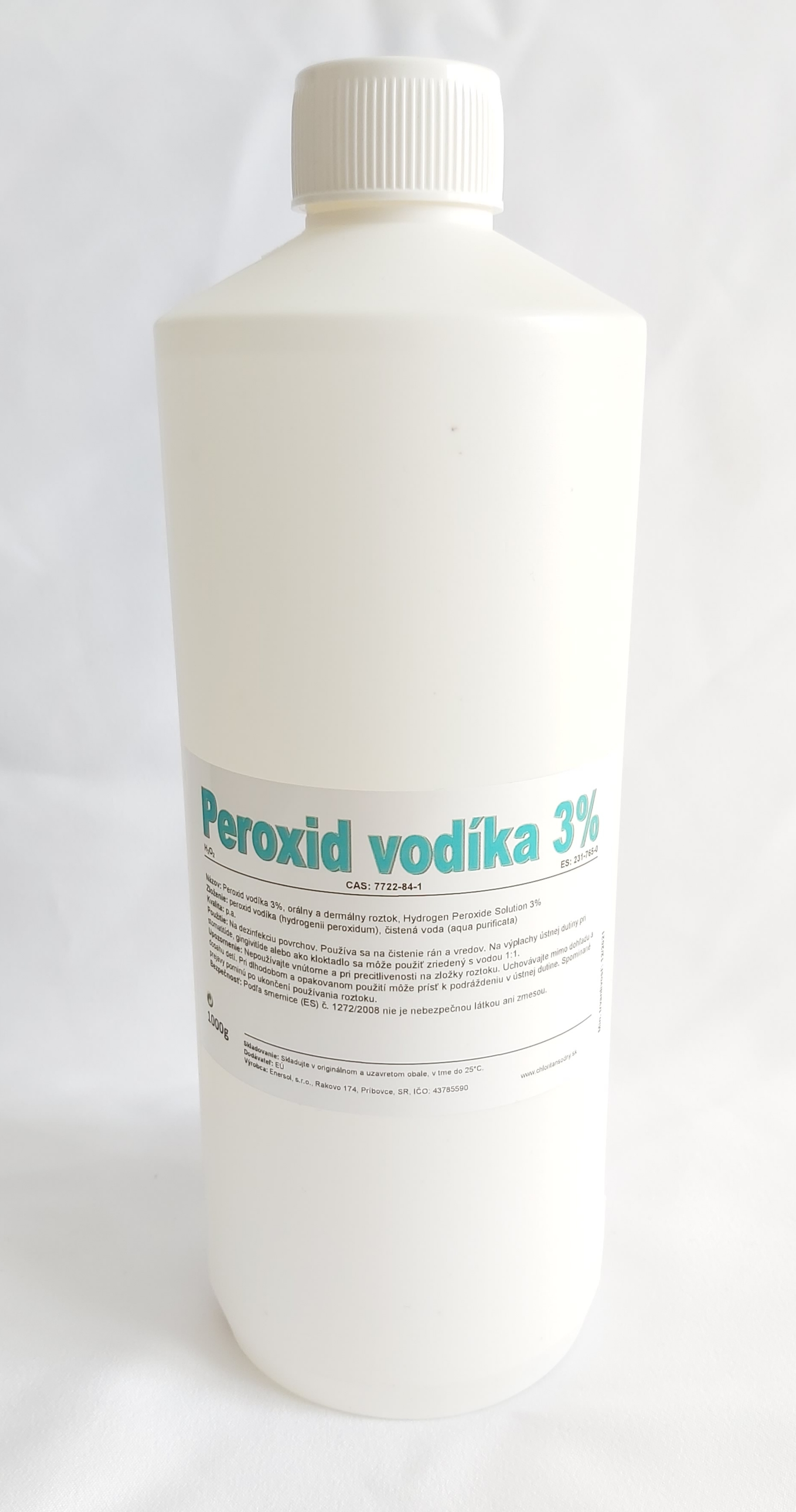 Peroxid vodíka 3% p.a. - 1000g